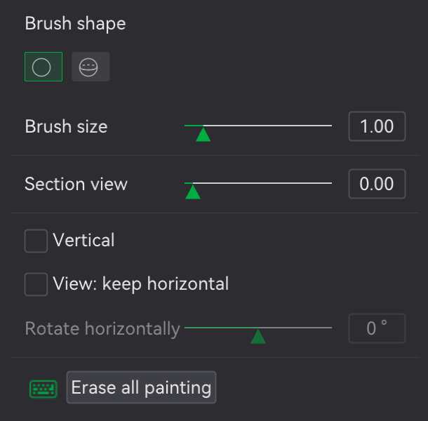 Bambu Studio Prepare screen seam painting parameters
